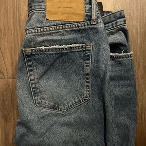 Zara straight leg mom jeans